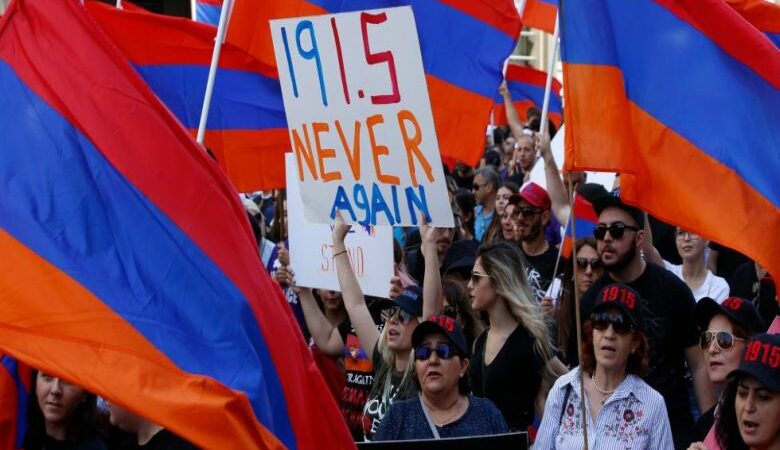 Πανηγύρια στο Γερεβάν για την αναγνώριση από τις ΗΠΑ της Γενοκτονίας των Αρμενίων