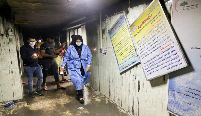 Τους 58 έφτασαν οι νεκροί από την πυρκαγιά σε νοσοκομείο στη Βαγδάτης
