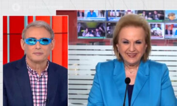 Χασαπόπουλος και Βούλγαρη φόρεσαν on air τα viral γυαλιά της Παγώνη – Το «καρφί» της γιατρού