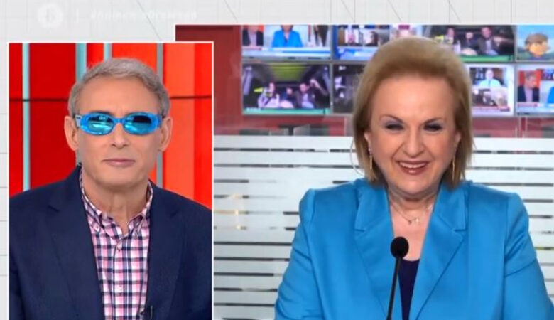 Χασαπόπουλος και Βούλγαρη φόρεσαν on air τα viral γυαλιά της Παγώνη – Το «καρφί» της γιατρού