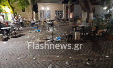 Χανιά: Χάος μετά από κορονοπάρτι σε πλατεία – «Μπορεί να ήταν και 1.000 άτομα»