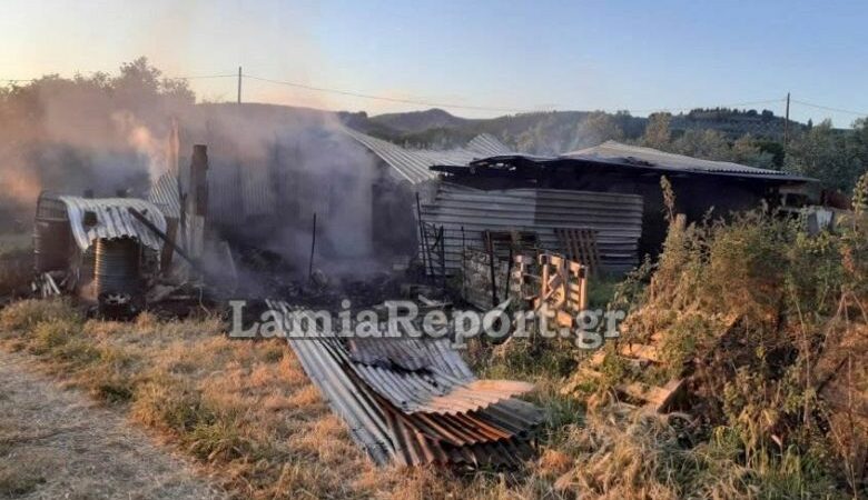 Παρανάλωμα του πυρός στάνη στη Λοκρίδα Φθιώτιδας