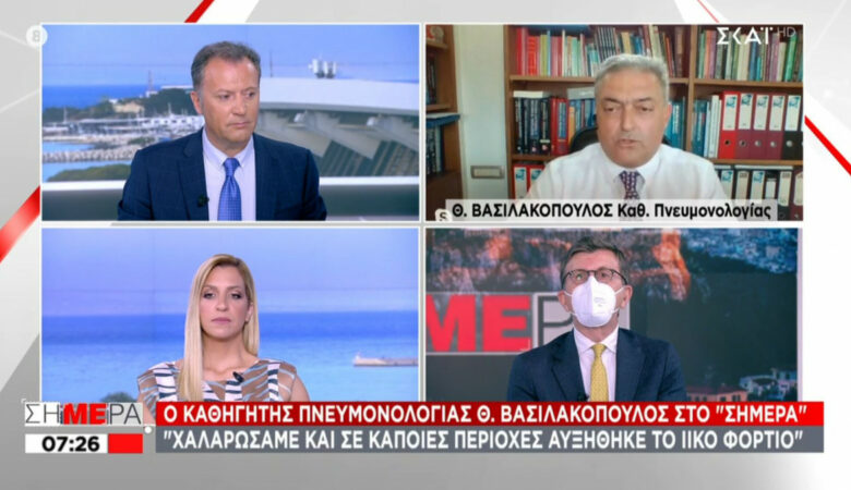 Βασιλακόπουλος: Αντί για εφαρμογή τοπικών lockdown να γίνει σοβαρή αστυνόμευση