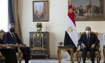Συνάντηση του υπουργού Εξωτερικών των ΗΠΑ με τον Πρόεδρο της Αιγύπτου