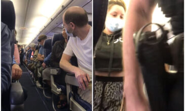 Άγριος καυγάς μέσα σε αεροπλάνο στοίχισε… δύο δόντια σε αεροσυνοδό