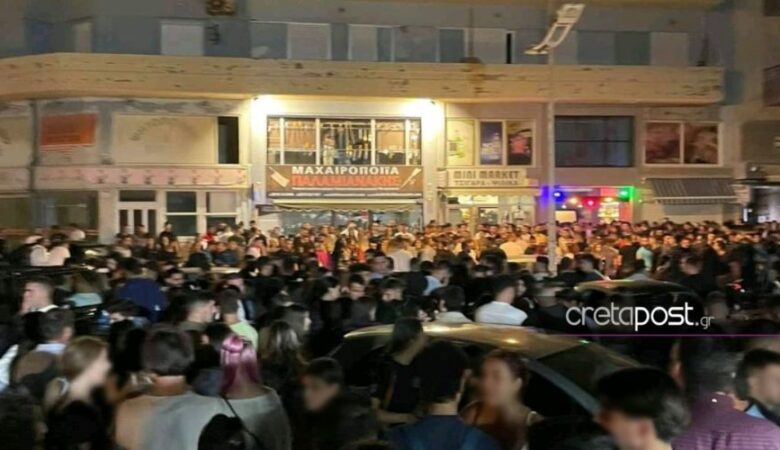 Καμία ευθύνη για τον κορονοϊό – Νέο πάρτι στην παραλιακή του Ηρακλείου