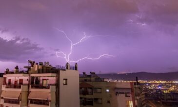 Έκτακτο δελτίο επιδείνωσης του καιρού – Οι βροχές και οι καταιγίδες θα συνοδεύονται από χαλαζοπτώσεις και μεγάλη συχνότητα κεραυνών