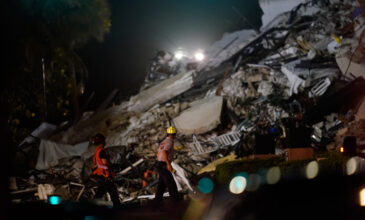Κατάρρευση κτιρίου στο Μαϊάμι: 5 νεκροί και 156 αγνοούμενοι- Σωστικά συνεργεία δίνουν μάχη με το χρόνο