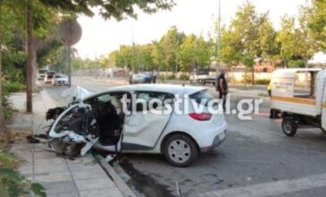 Θεσσαλονίκη: Τραγικό τροχαίο με δύο νεκρούς