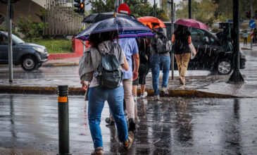 Καιρός: Βροχερό το σκηνικό σε αρκετά σημεία της χώρας και συννεφιά