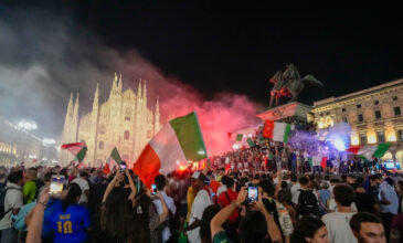 «Κάηκε» η Ιταλία για την κατάκτηση του Euro – Δείτε εικόνες
