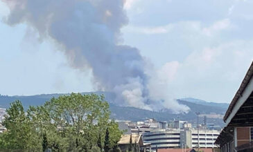 Εκκενώθηκε ξενοδοχείο λόγω της φωτιάς που ξέσπασε στο Σέιχ -Σου
