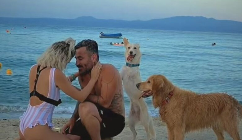 Γιώργος Μαυρίδης: Η ξεχωριστή πρόταση γάμου στη σύντροφό του στην παραλία