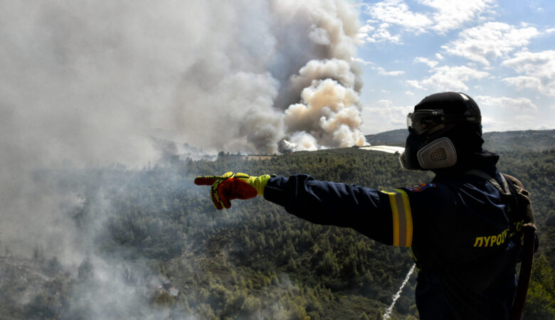 Μεγάλη φωτιά στη Σταμάτα Αττικής: Μήνυμα του 112 – «Παραμείνετε σε ετοιμότητα»