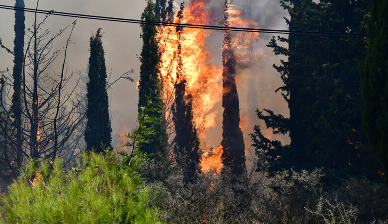 Μεγάλη φωτιά στην Πάτρα: Σε ύφεση  στην περιοχή Ελεκίστρα – Σε εξέλιξη στη Δροσιά του δήμου Ερυμάνθου