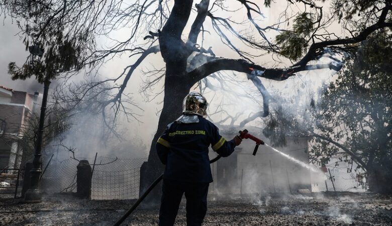 Οριοθετήθηκε η πυρκαγιά σε δασική έκταση στο Αλιβέρι Ευβοίας