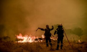 Σε ύφεση η πυρκαγιά στην Φέριζα Σαρωνικού