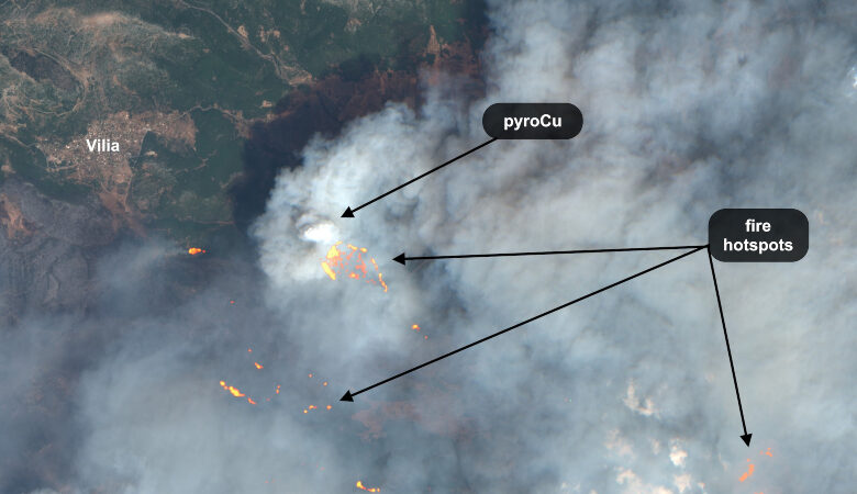 Meteo: Η «έκρηξη» της φωτιάς στα Βίλια – Πού οφείλεται η ακραία συμπεριφορά πυρός