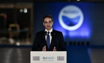 Μητσοτάκης: Οφείλουμε να προστατεύσουμε την ειρήνη αλλά και τα νερά της Μεσογείου