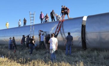 ΗΠΑ: Τουλάχιστον τρεις νεκροί από τον εκτροχιασμό τρένου στη Μοντάνα