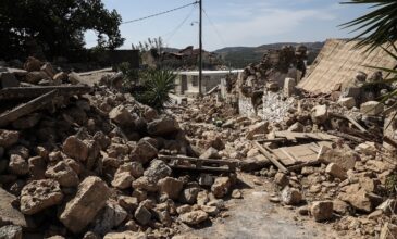 Σεισμός στην Κρήτη: Ακατάλληλα 925 κτίρια από τα 1.199 που ελέγχθηκαν