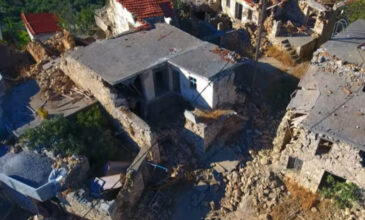 Σεισμός στην Κρήτη: Drone κατέγραψε από ψηλά το μέγεθος της καταστροφής