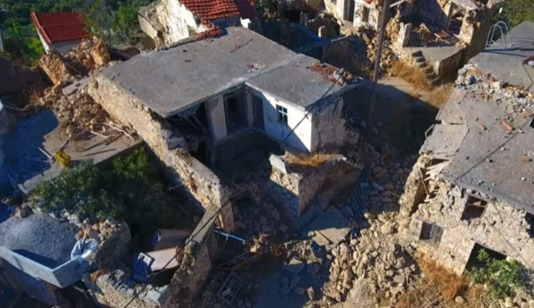 Σεισμός στην Κρήτη: Drone κατέγραψε από ψηλά το μέγεθος της καταστροφής