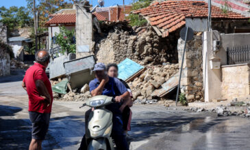 Σείεται η γη στην Κρήτη: Κατέρρευσαν σπίτια από τα σημερινά 5,4 Ρίχτερ – Πάνω από 40 οι μετασεισμοί