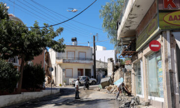 Ισχυρός μετασεισμός 5,4 ρίχτερ στην Κρήτη