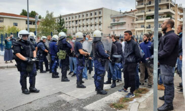 Σταυρούπολη: Τρεις συλλήψεις και δύο τραυματισμοί από τα επεισόδια στο ΕΠΑΛ – Γ.Γ Υπ. Παιδείας: Καμία έκνομη ενέργεια ανεκτή