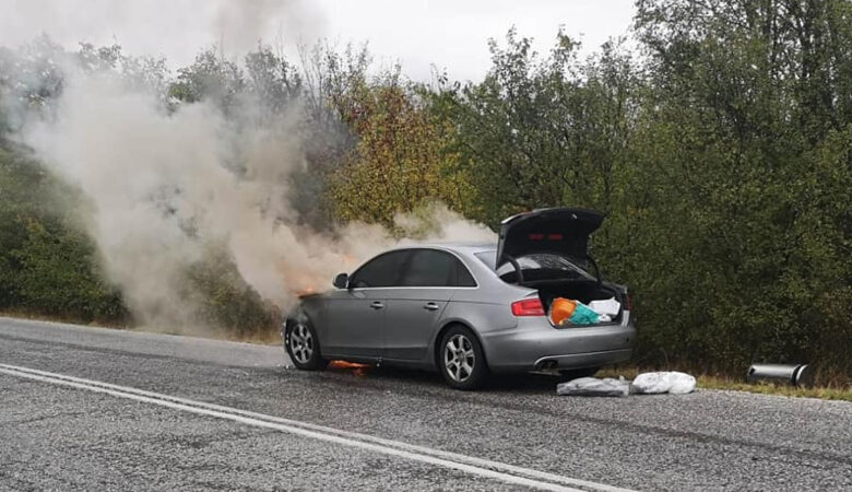 Παναγιώτης Ψωμιάδης: Στις φλόγες το αυτοκίνητό του την ώρα που οδηγούσε