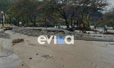 Κακοκαιρία «Αθηνά»: Δραματική η κατάσταση στη Βόρεια Εύβοια – Απεγκλωβίστηκαν 100 άνθρωποι