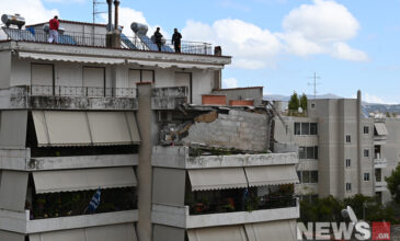Χαλάνδρι: Σοκάρουν οι εικόνες από το μπαλκόνι πολυώροφης πολυκατοικίας που έπεσε