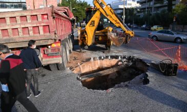 Χαλάνδρι: Δόθηκε στην κυκλοφορία το τμήμα της οδού Παπανικολή που είχε υποστεί καθίζηση