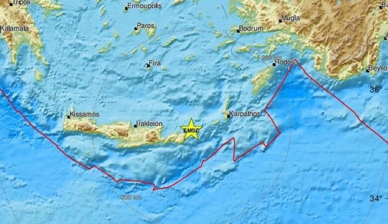 Νέος σεισμός 3,9 Ρίχτερ στην Κρήτη