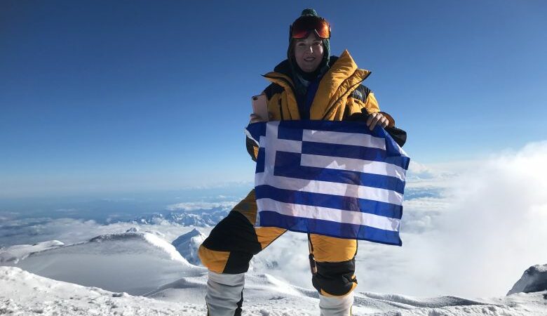 Ελληνίδα στην Ανταρκτική διαδίδει μήνυμα για την προστασία του περιβάλλοντος