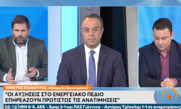 Σταϊκούρας για ανατιμήσεις: Παροδικό το φαινόμενο, θα βοηθήσουμε με συντεταγμένα μέτρα