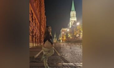 Ποινή φυλάκισης σε ρωσίδα πορνοστάρ για προκλητική φωτογράφιση στο Κρεμλίνο