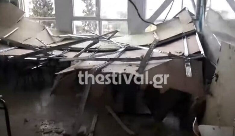 Θεσσαλονίκη: Παρέμβαση εισαγγελέα για την οροφή που έπεσε σε σχολική αίθουσα