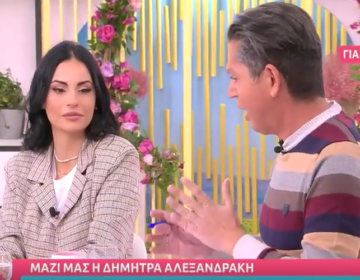 Συγγνώμη on air από τον Πουλόπουλο στην Δήμητρα Αλεξανδράκη – Δείτε το βίντεο