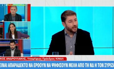 Ανδρουλάκης: Δεν κλείνω το μάτι ούτε στο ΣΥΡΙΖΑ ούτε στη ΝΔ