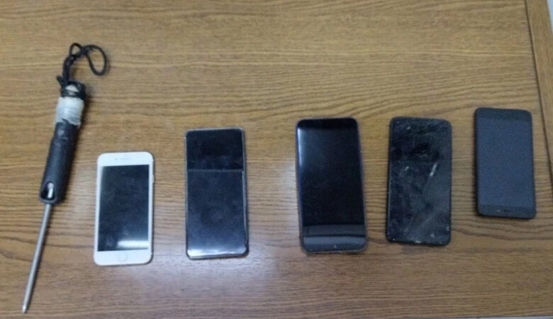 Κορυδαλλός: Βρέθηκαν σε κελί πέντε κινητά και αυτοσχέδιο σουβλί