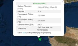 Ισχυρός σεισμός στην Κύπρο: 6,3 Ρίχτερ «ταρακούνησαν» την Πάφο