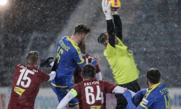 Super League: Νίκησε Απόλλων και χιόνι ο Αστέρας Τρίπολης