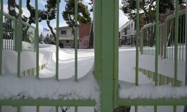 Ποια σχολεία παραμένουν κλειστά λόγω χιονοπτώσεων στη Θεσσαλονίκη