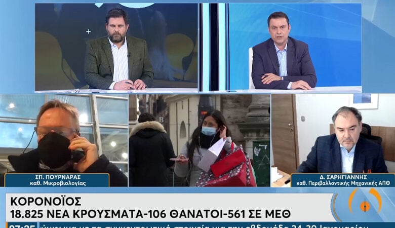 Κορονοϊός – Σαρηγιάννης: Τέλος Φεβρουαρίου θα έχουμε κορύφωση με 31.000 κρούσματα