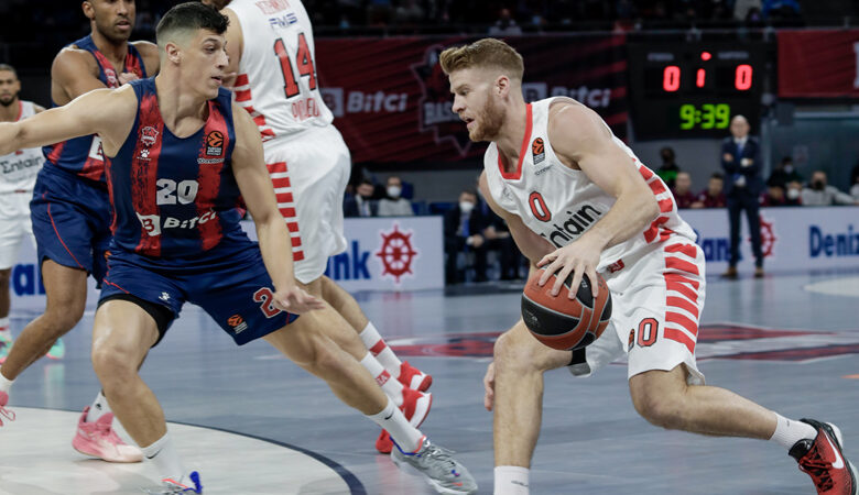 Euroleague: Μεγάλη νίκη του Ολυμπιακού στην έδρα της Μπασκόνια