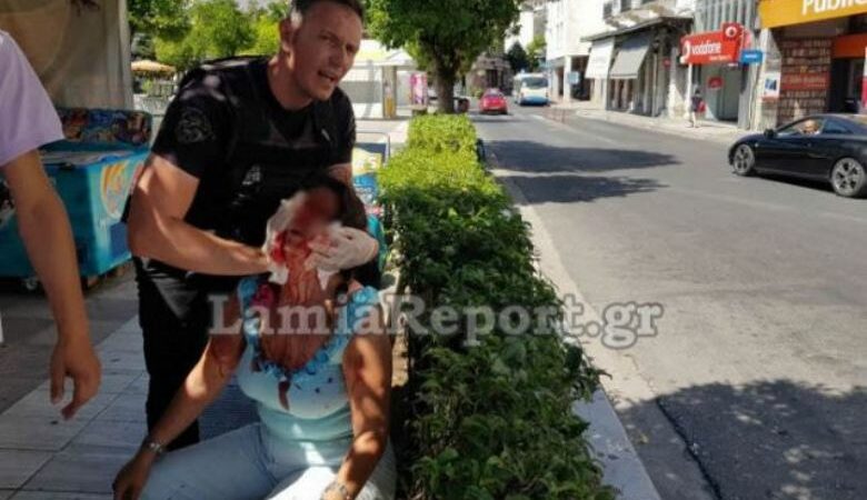 Λαμία: Γυναίκα ξυλοκοπήθηκε από τον πρώην της μέσα στη μέση του δρόμου – Σκληρό βίντεο