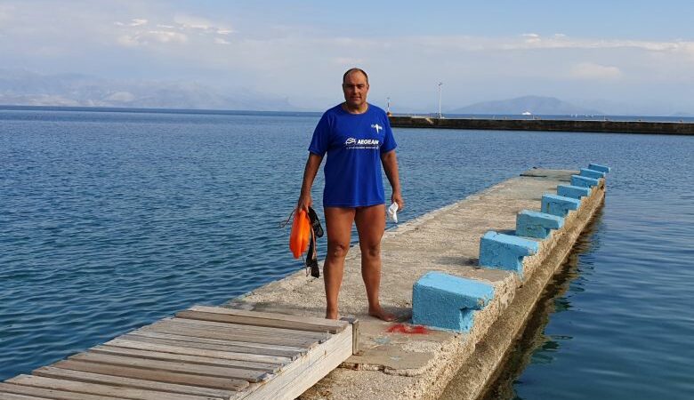 Ο Έλληνας κολυμβητής των παγωμένων διαδρομών