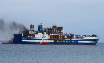 «Euroferry Olympia»: Το πλοίο είχε επιθεωρηθεί στις 16/2 από τις ελληνικές λιμενικές αρχές, λέει ο όμιλος Grimaldi
